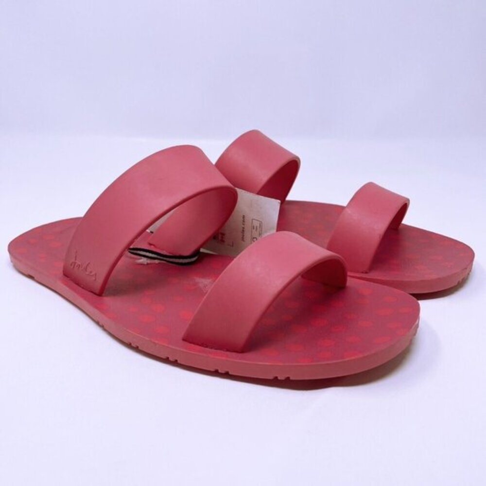 Joules Ara Recycled Rubber Mule Sandals Womens 8 Pink Slides Spring Colors
